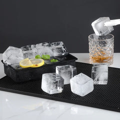4/6/8/15Grids Silicone Ice Cube Molds Spherical Ice Molds Reusable Whiskey Ice Cube Molds Cocktail Freezer DIY Homemade Barware