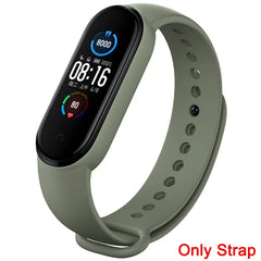 Strap for Xiaomi Mi Band 3 4 5 6 7 Sport Bracelet Silicone Wrist Strap For Xiaomi Mi Band 7 6 5 4 3 Bracelet (Excluding watch)