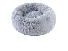 Home Plush Pet Nest Winter Cat Nest Dog Nest Warm Detachable and Washable Round Cat Nest Pet Bed Seasonal Universal Decoration