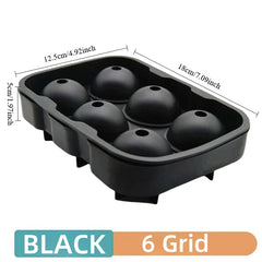 4/6/8/15Grids Silicone Ice Cube Molds Spherical Ice Molds Reusable Whiskey Ice Cube Molds Cocktail Freezer DIY Homemade Barware