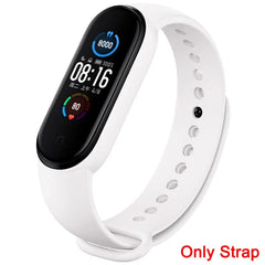 Strap for Xiaomi Mi Band 3 4 5 6 7 Sport Bracelet Silicone Wrist Strap For Xiaomi Mi Band 7 6 5 4 3 Bracelet (Excluding watch)