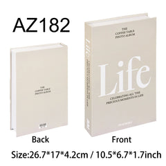 Luxury Fake Books Home Decoration Accessories for Living Room Fashion Home Decor Prop Books Simple Nordic Coffee Table Books