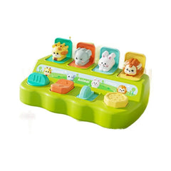 Montessori Pop up Animal Toys and Learning Boxes Enhance Logical Thinking and Motor Skills Suitable for Children's Birthday Gift