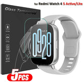 Tempered Glass Protector For Xiaomi Redmi Watch 5 Active/Lite Accessories Screen Protector For Redmi Watch 4