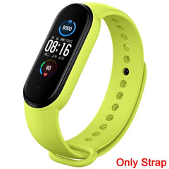 Strap for Xiaomi Mi Band 3 4 5 6 7 Sport Bracelet Silicone Wrist Strap For Xiaomi Mi Band 7 6 5 4 3 Bracelet (Excluding watch)
