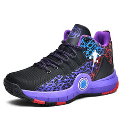 Basketball Shoes Men Field Training Non-slip High-top Luxyry Design Mesh Breathable Sneakers Pro Original Kids Basketball Boots