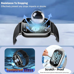 Tempered Glass Protector For Xiaomi Redmi Watch 5 Active/Lite Accessories Screen Protector For Redmi Watch 4