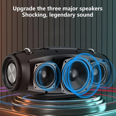 Zealot S67 Wireless Speaker WithShoulder Strap,Outdoor,Waterproof,Portable Speaker with Loud Stero and Booming Bass,40H Playtime