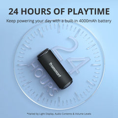 Tronsmart T7 Lite Speaker Portable Bluetooth Speaker with Enhanced Bass, 24H Playtime, APP Control, for Camping
